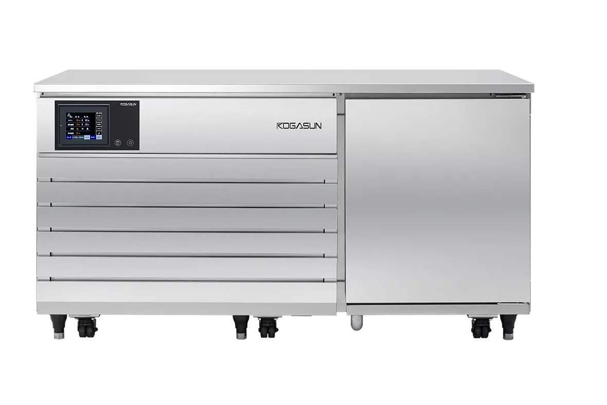 業務用急速冷凍機 3Dフリーザー®テーブルモデル KQFT-6B-250B 実機正面