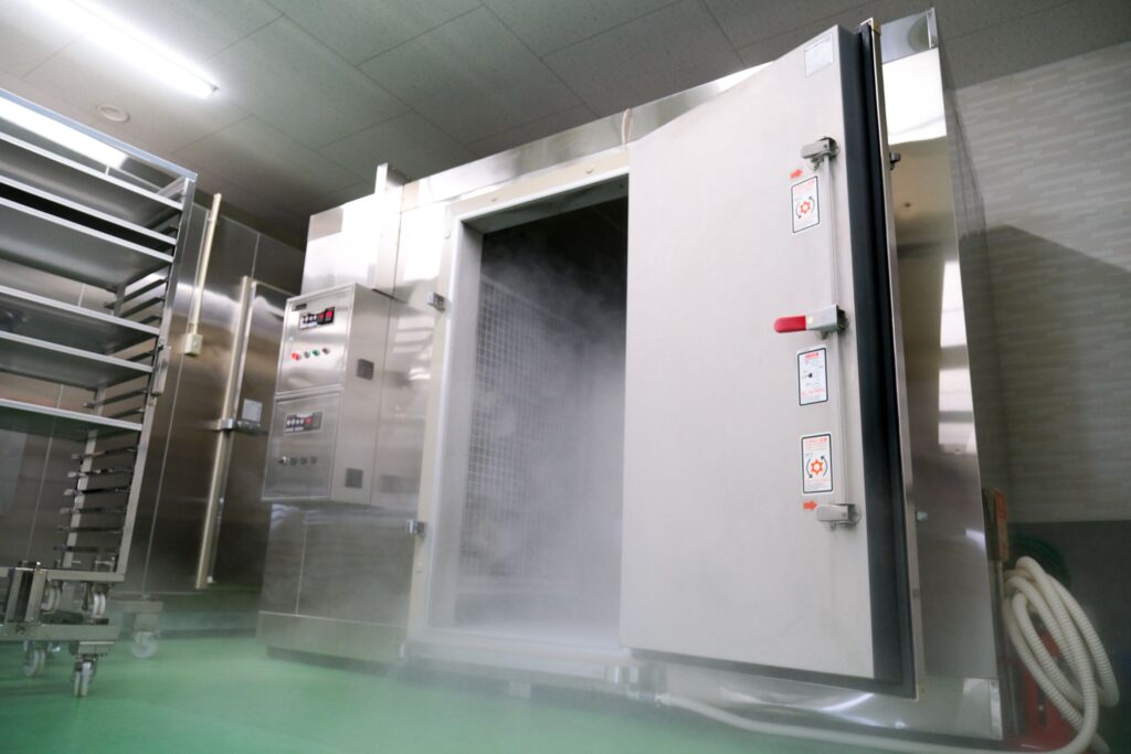 急速冷凍とは何かを説明する3Dフリーザーのイメージ