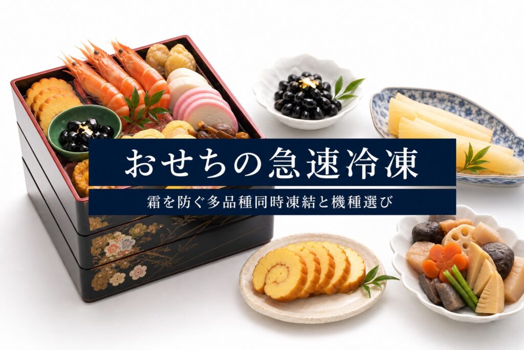 おせちの急速冷凍とEC販売の品質と温度管理のチェックポイント