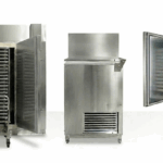 色んな急速冷凍機が並んでいる写真