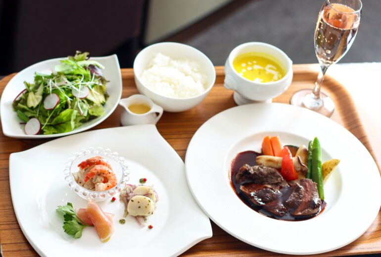 フレンチ料理のセット