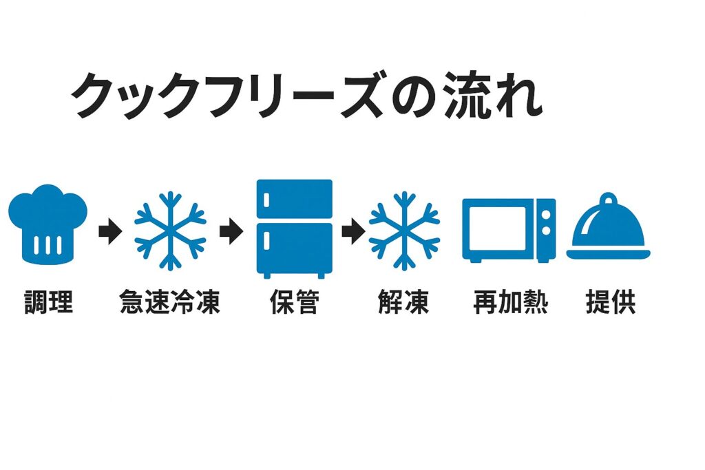 クックフリーズの流れ