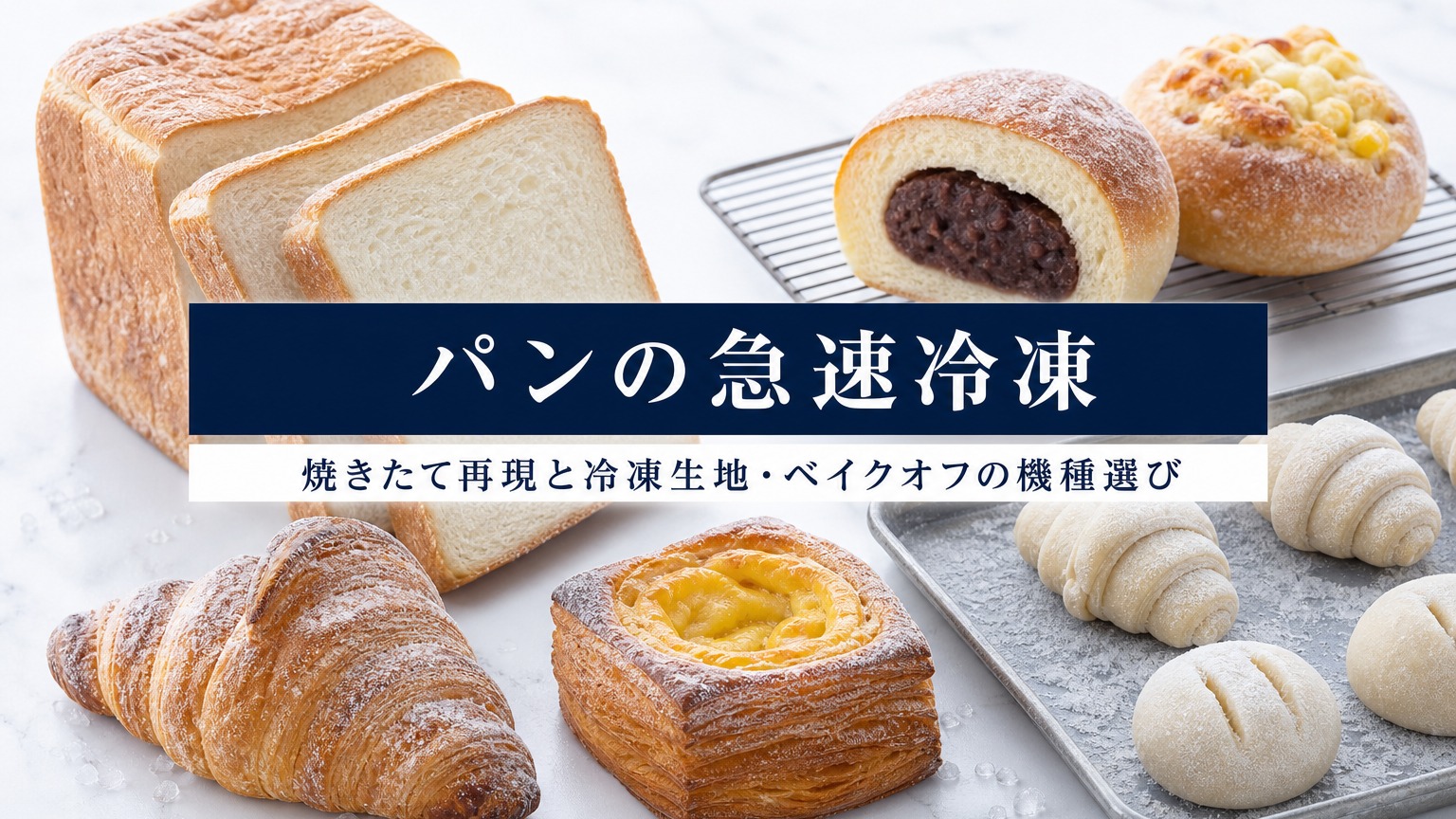 パン・ベーカリーの急速冷凍機メリットの品質と温度管理のチェックポイント