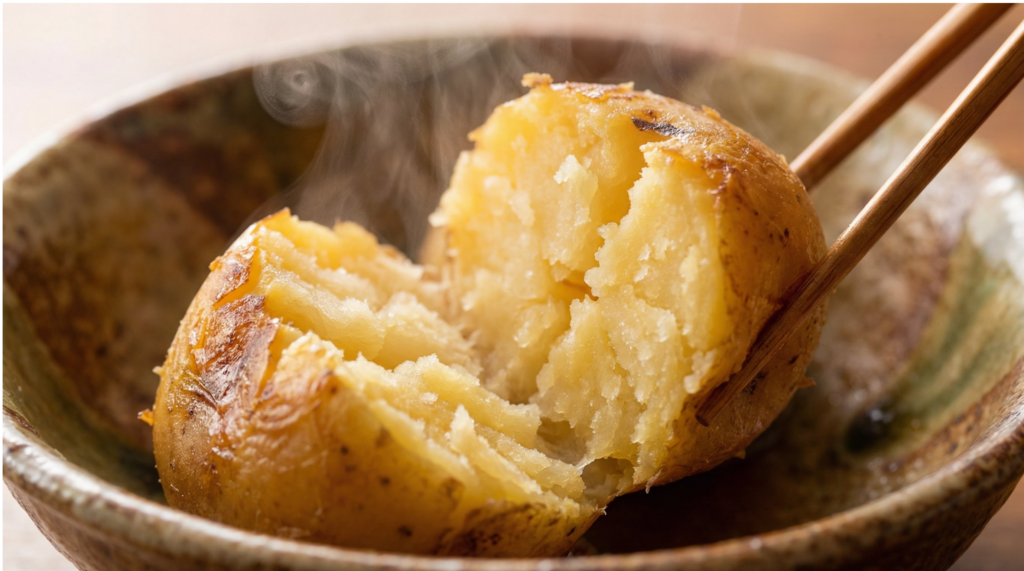 冷凍してもホクホク食感を保った肉じゃがのじゃがいも