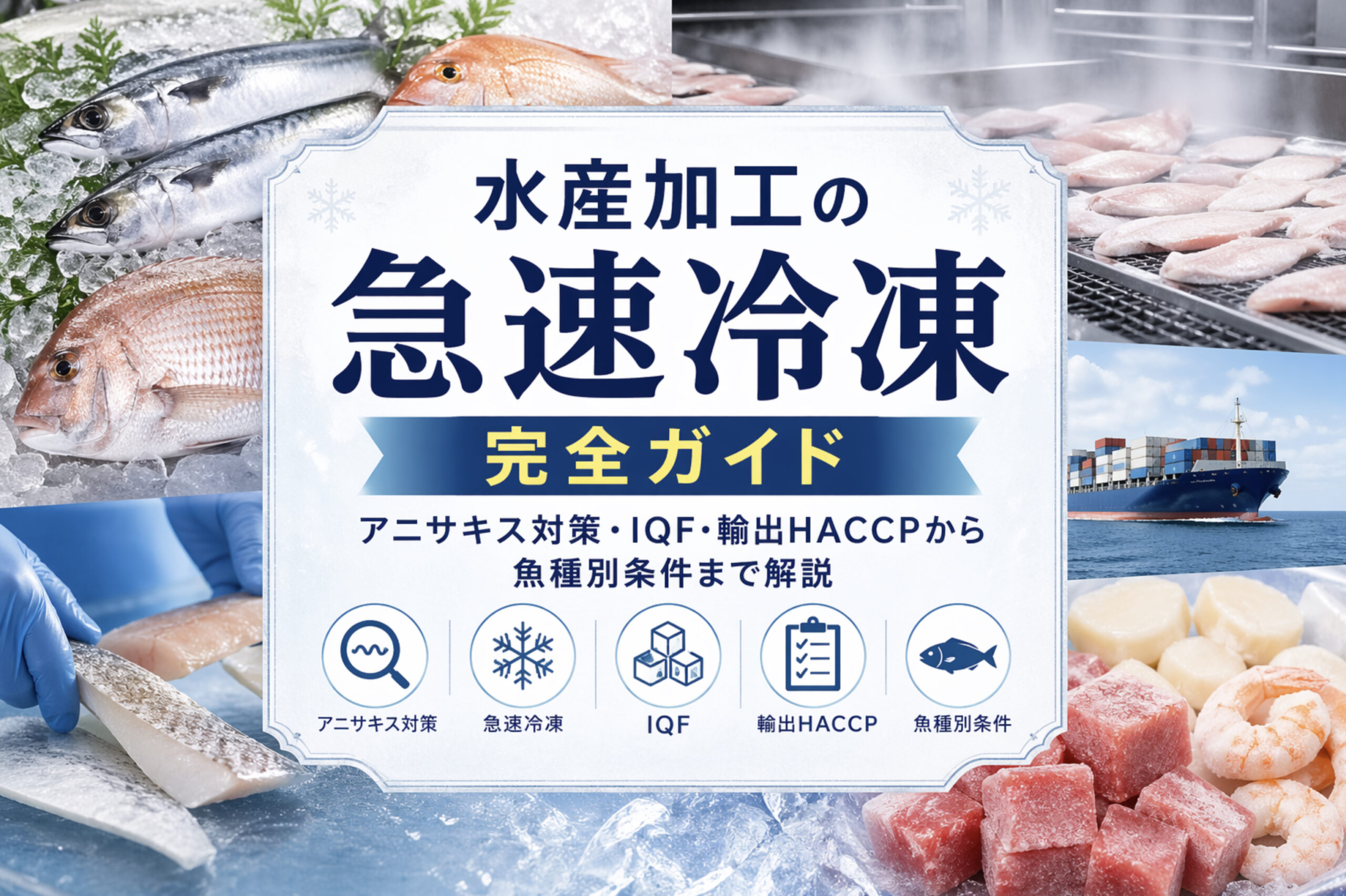 水産加工の急速冷凍｜アニサキス対策・IQF・輸出HACCP【2026年版】