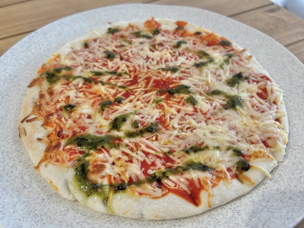 焼成前のピザ記事