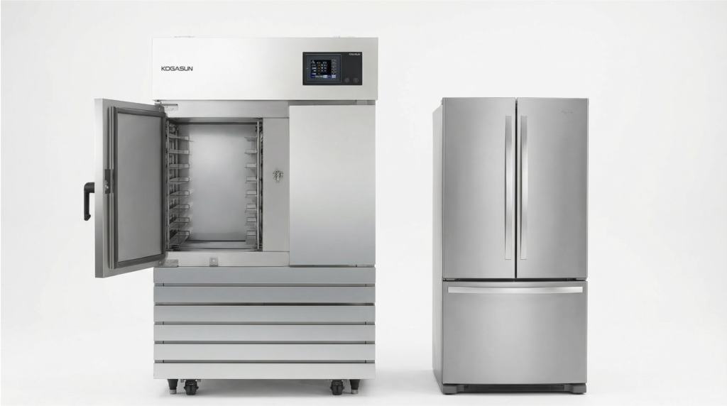 業務用急速冷凍庫と家庭用急速冷凍庫の比較