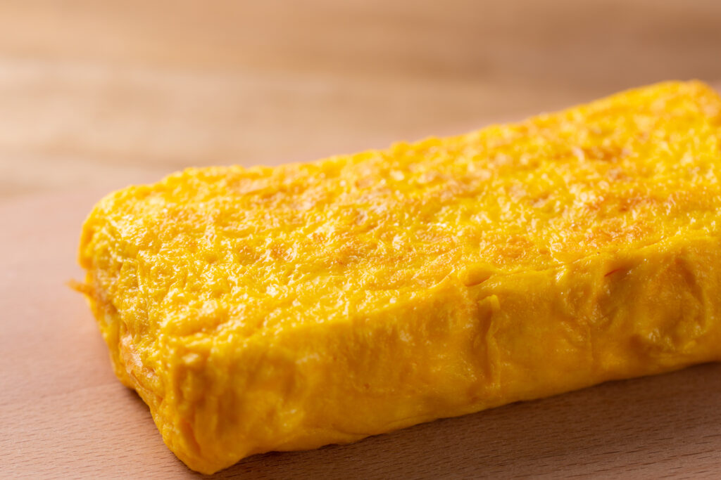 卵焼きのアップ