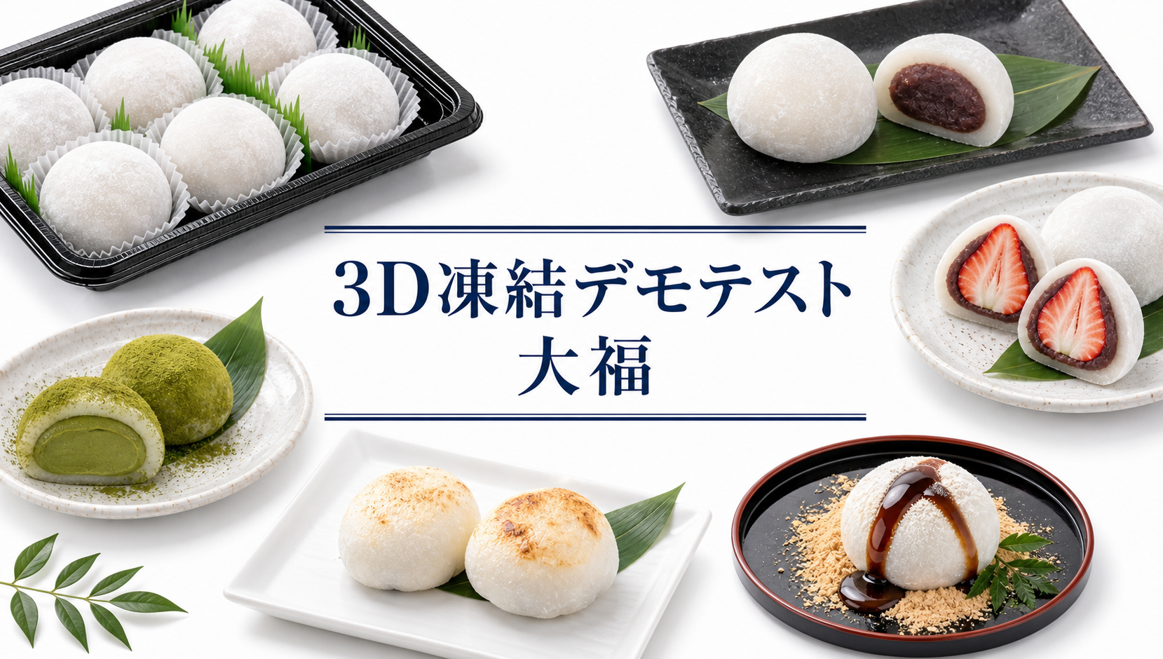 実証テスト】お餅が硬くならない！つきたての「大福」を25分で急速冷凍